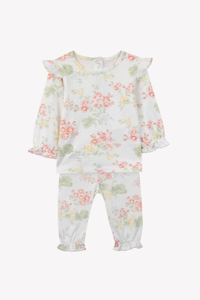 Uzun Kollu Pijama Takımı Nacre - 2Y
