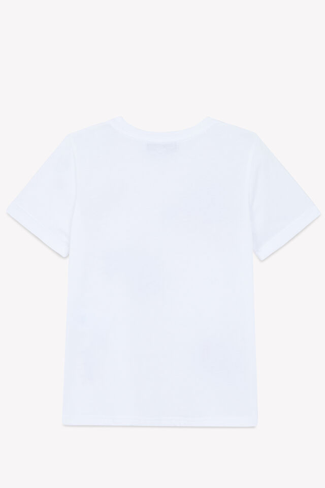 baskılı kısa kollu T-SHIRT Spicy orange - 10Y