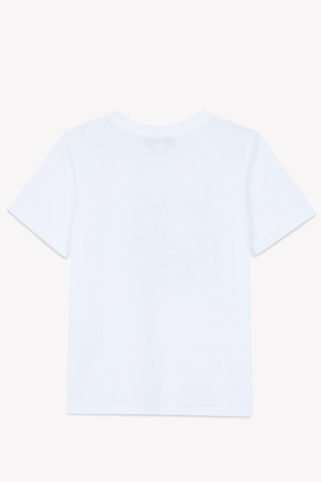 Balina Baskılı Kısa Kollu T-Shirt Aqua - 10Y