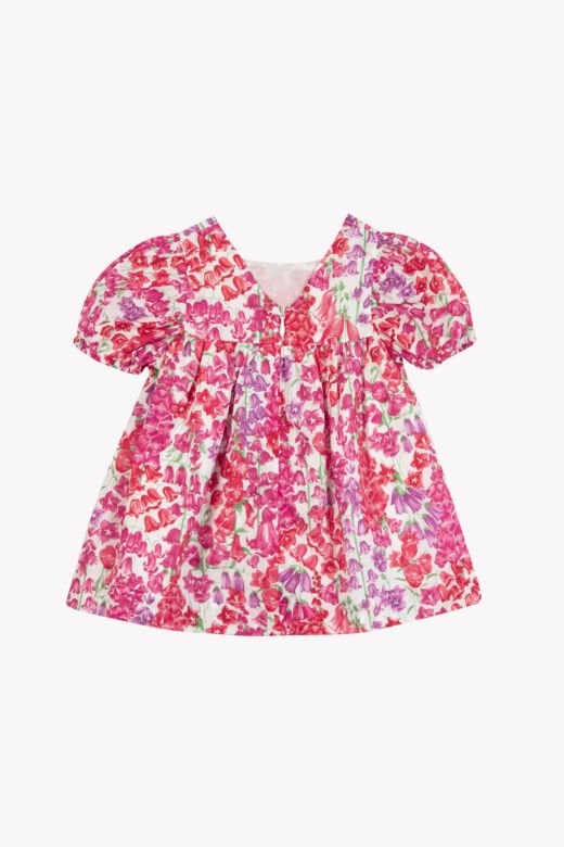 çiçek desenli coton Elbise Bougainvillier - Begonvil - 3Y