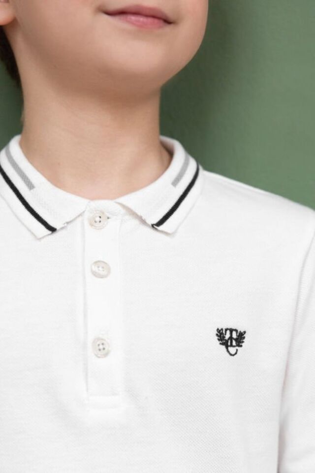 Polo T-Shirt Ekru - 6Y