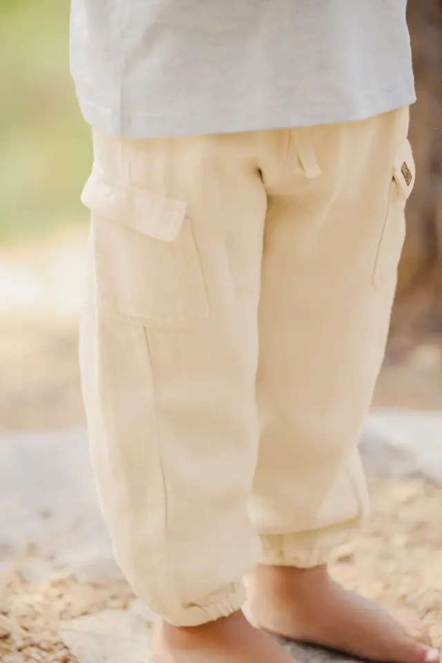 Jogger Pantolon Greige - 3Y