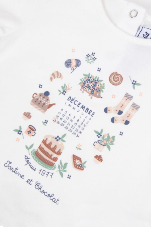 T-SHIRT Ekru - 3Y