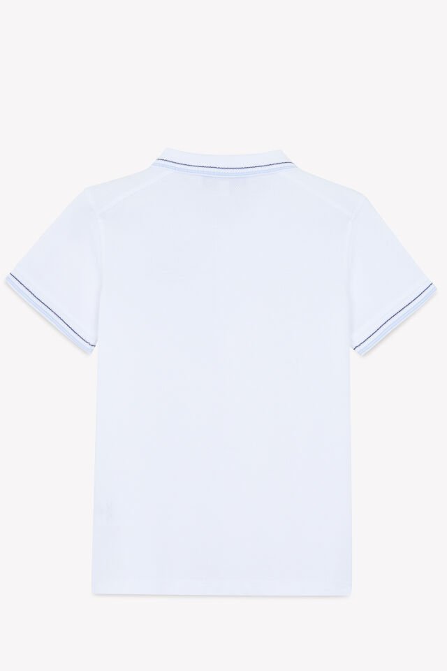 kısa kollu POLO T-SHIRT Marine - Lacivert - 12Y