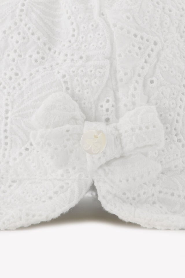 Coton Şapka Blanc - 52