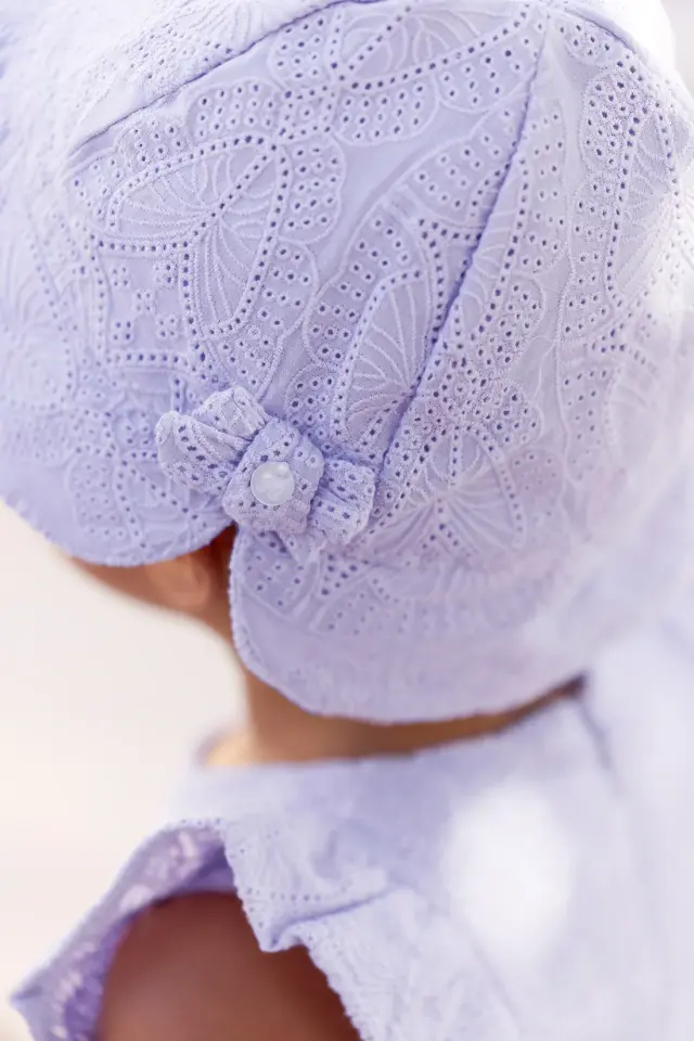 Coton Şapka Lila - 46