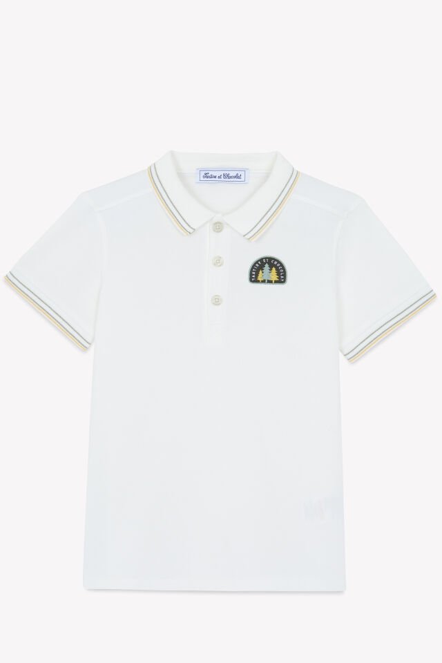 kısa kollu POLO T-SHIRT Miel - 8Y