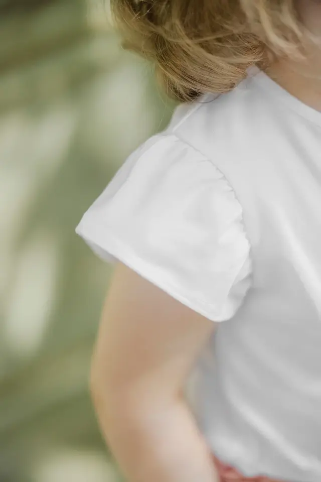 Deniz Kızı Baskılı T-Shirt Bougainvillier - 3Y
