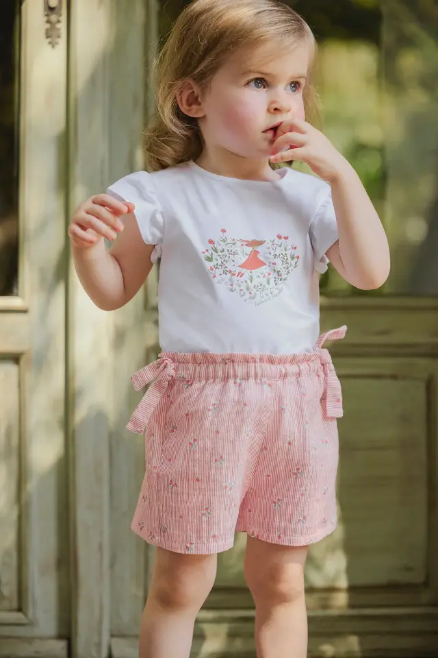 Kısa Kollu T-Shirt Blanc - 3Y