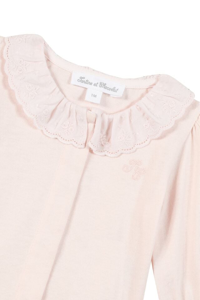 fisto yakalı BODY Soft pembe - 9M