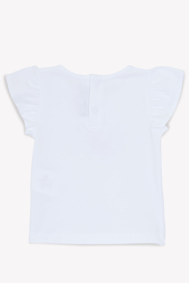 kısa kollu T-SHIRT Blanc - 3Y