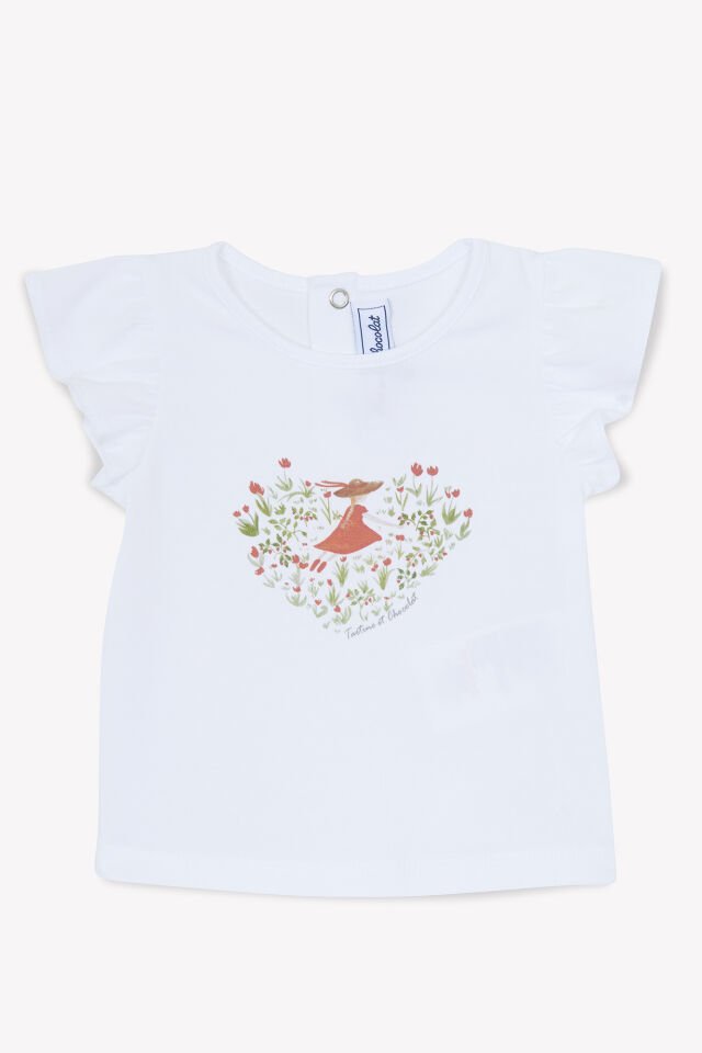 kısa kollu T-SHIRT Blanc - Beyaz - 4Y