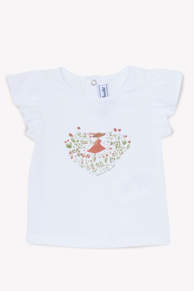 Kısa Kollu T-Shirt Blanc - 4Y