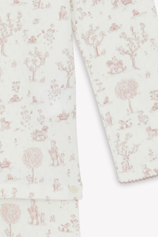 Uzun Kollu Pijama Takımı Rosée - 3Y