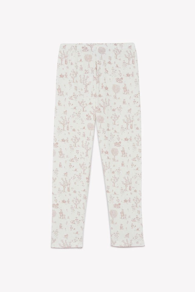 Uzun Kollu Pijama Takımı Rosée - Pembe - 4Y