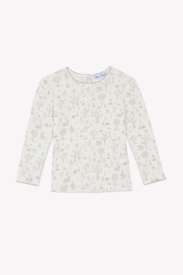 Uzun Kollu Pijama Takımı Pembe - 5Y