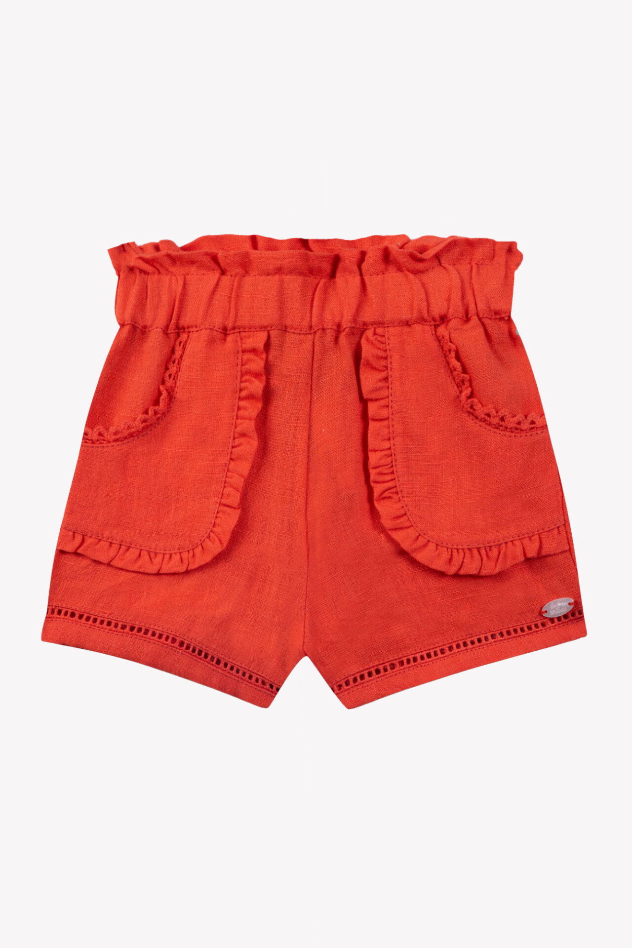 Keten Şort Coquelicot - 3Y