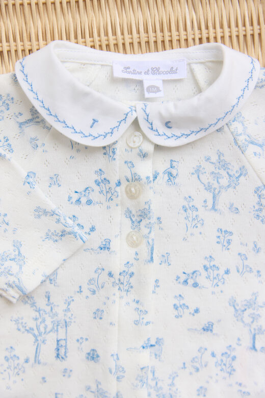 Desenli Coton Tulum Ciel - 1M