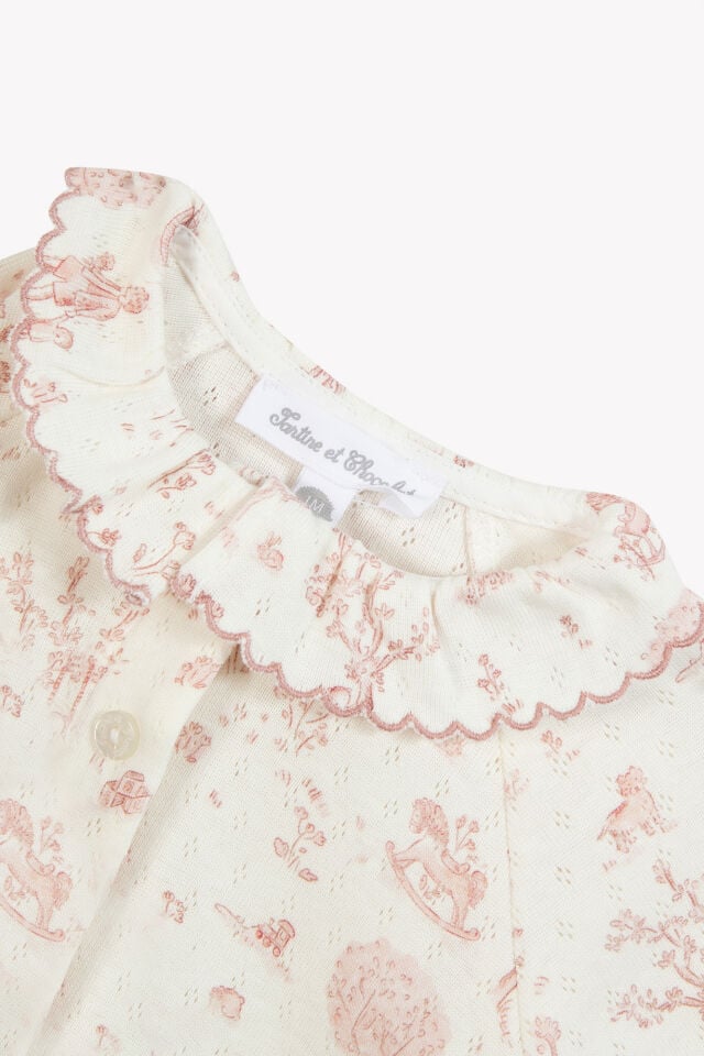 Desenli Coton Tulum Rosée - 3M