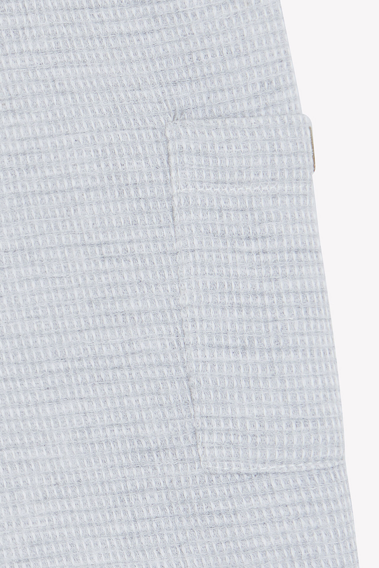 Mini Kareli Şort Gris chiné clair - 10Y