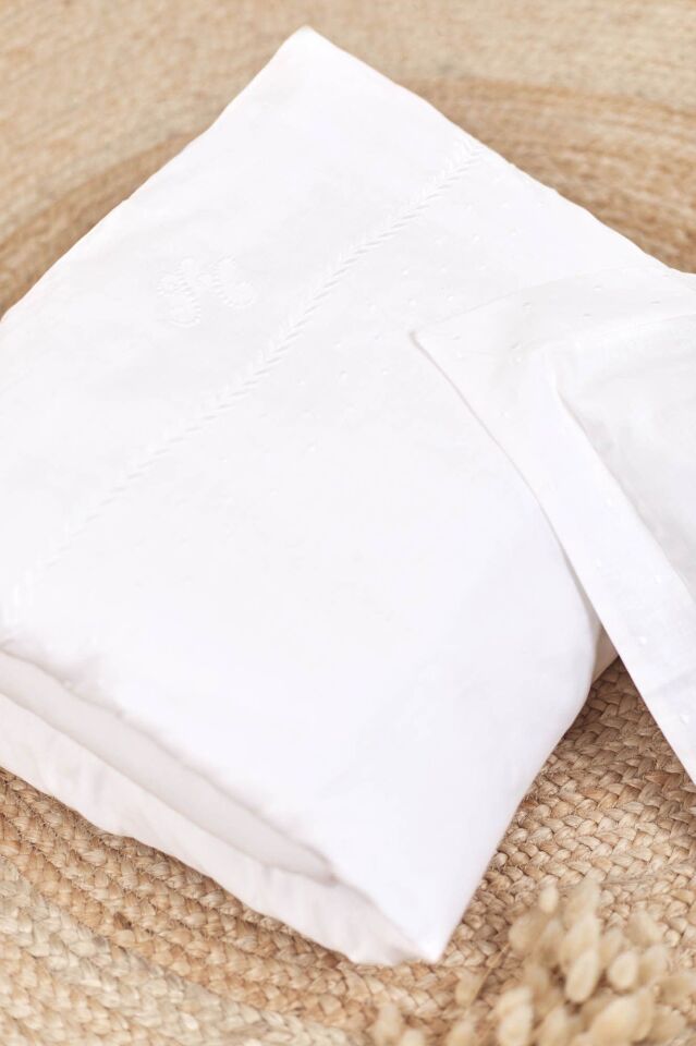 Nevresim Takımı Linge D'Antan Blanc - TU