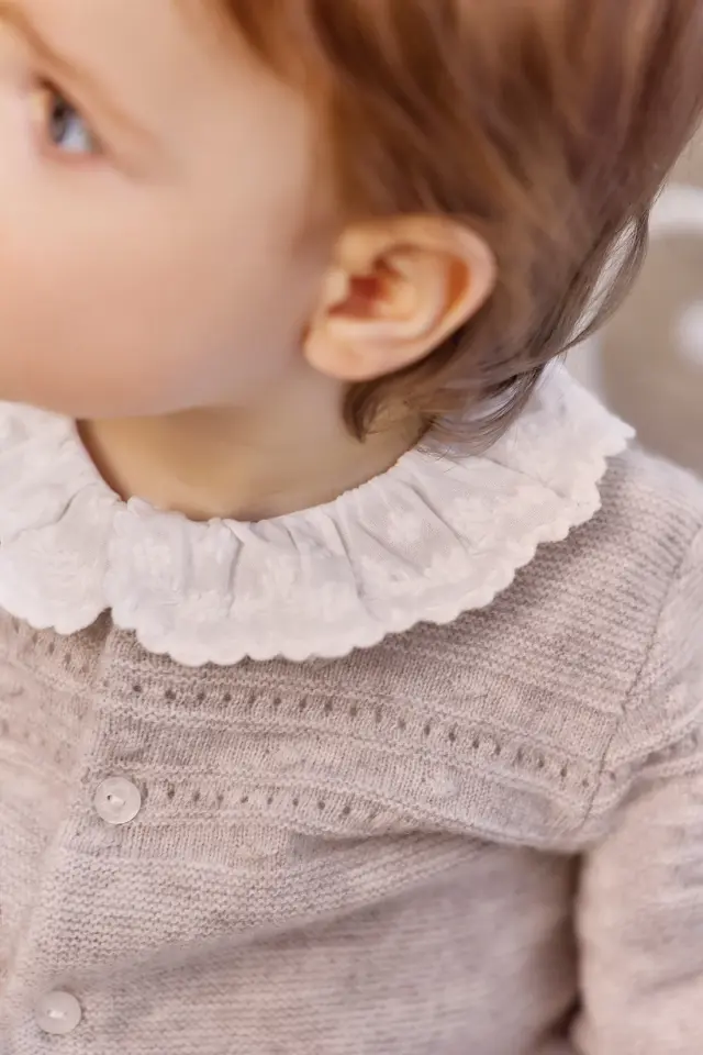 Nakışsız Body Ekru - 1Y