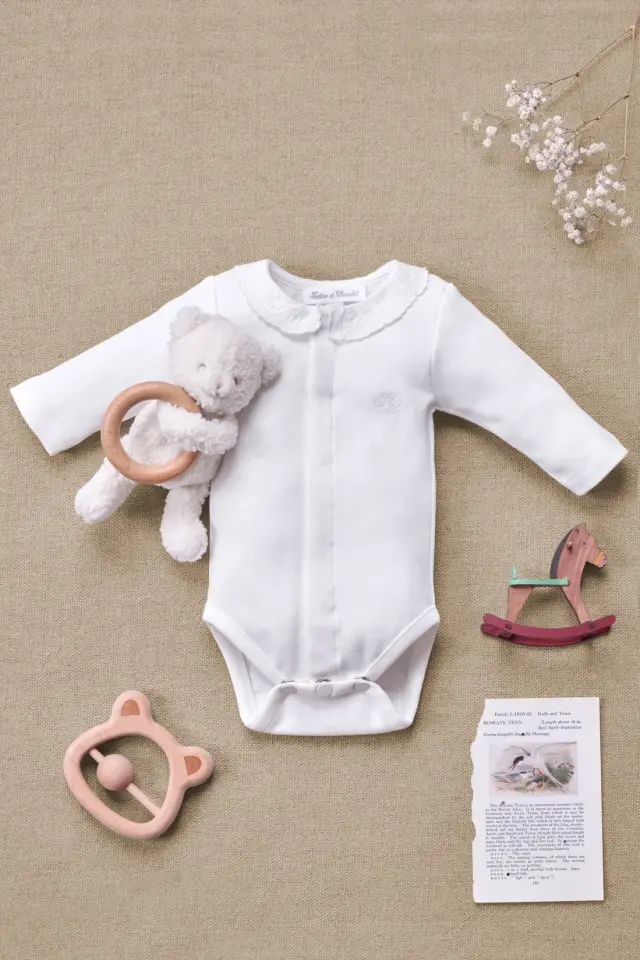 Fisto Yakalı Body Ekru - 1M