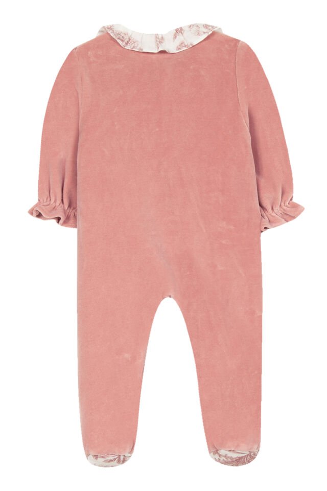 KADİFE TULUM Toile de Jouy Rose thé - Pembe - Rose moyen - 1Y