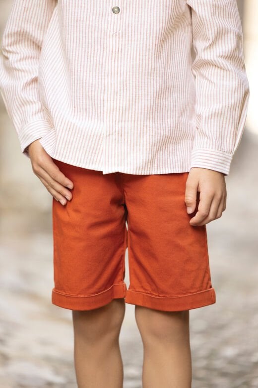 Serge Koton ŞORT Spicy orange - Portakal - 8Y
