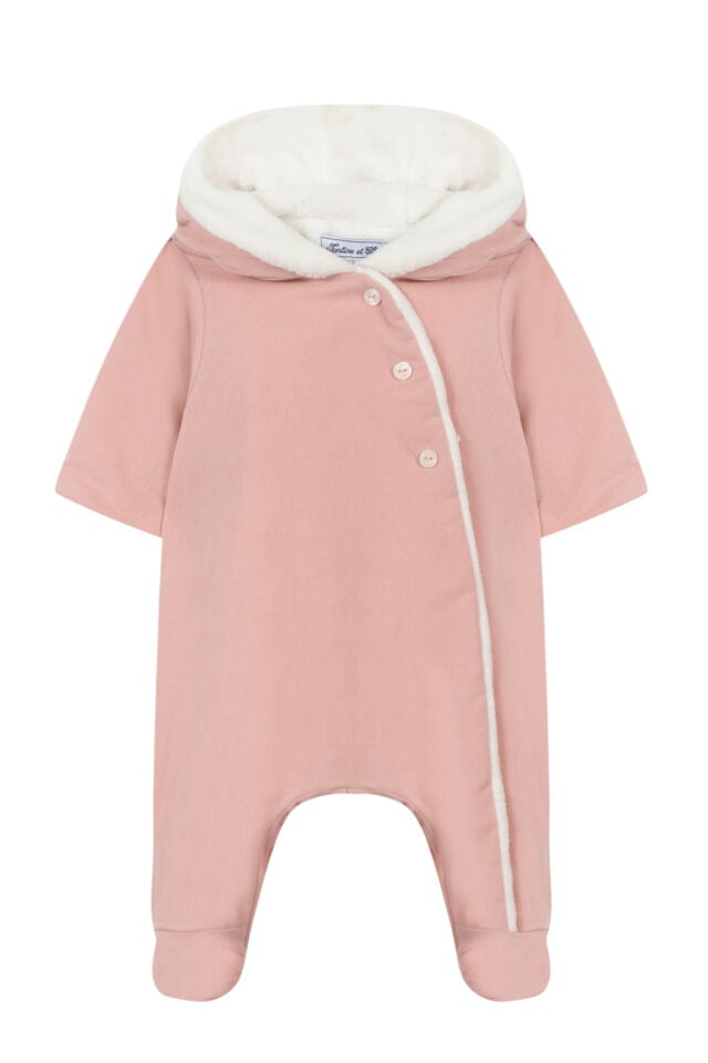 MUFLONLU KADİFE ASTRONOT Pembe - 6M