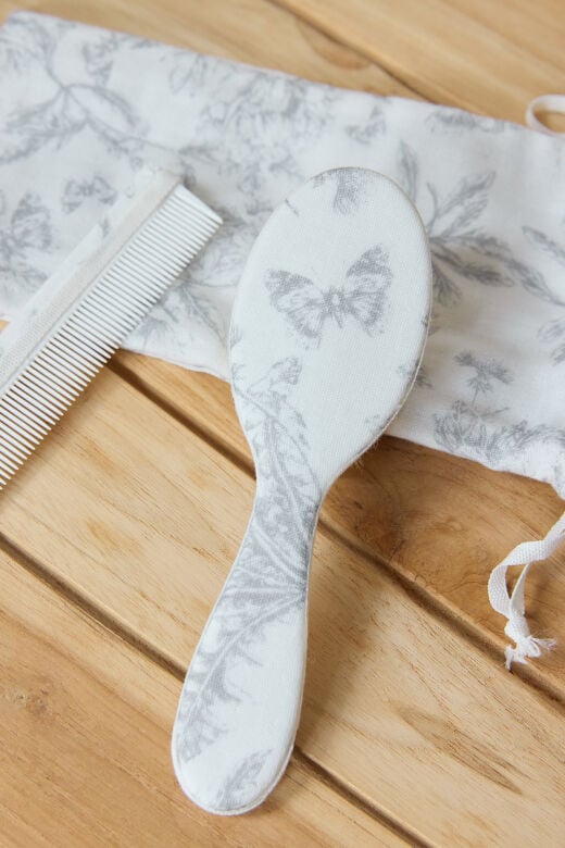Toile de Jouy Saç Fırçası Gris Clair - TU