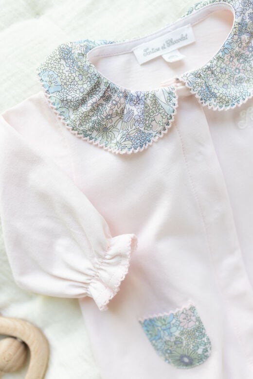 İnce koton Tulum Rose pâle - 9M
