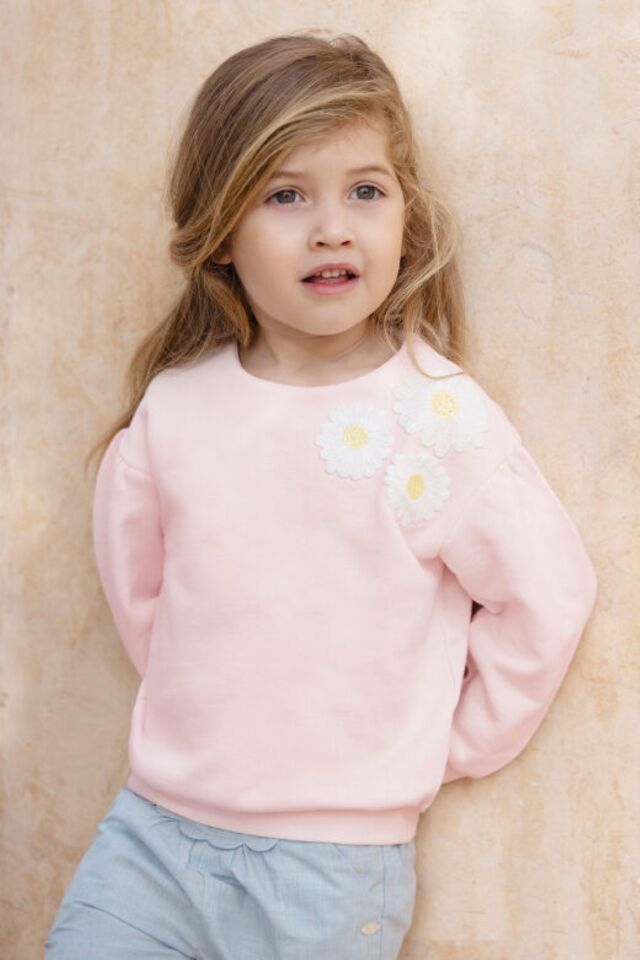 Sweatshirt Nacre - 2Y