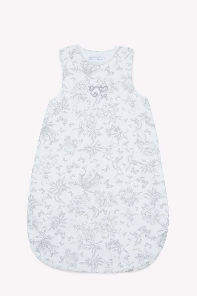 Uyku Tulumu T1 Toile de Jouy Gris clair rayé - T1
