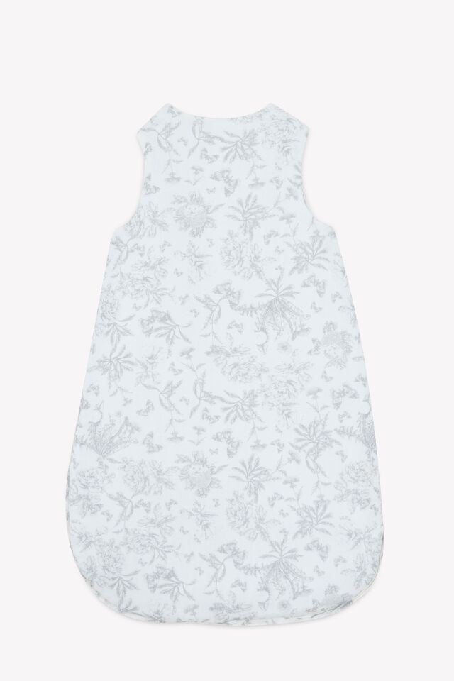 Uyku Tulumu T1 Toile de Jouy Gris clair rayé - T1