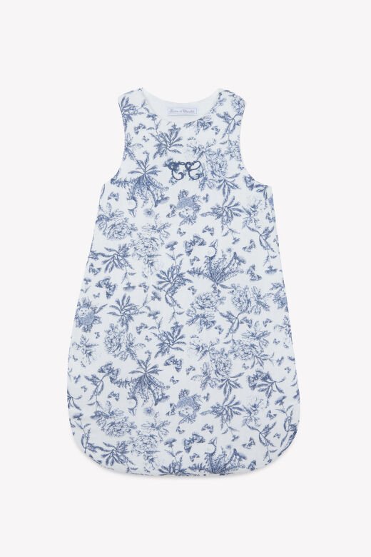 UYKU TULUMU T1 Toile de Jouy Marine - Lacivert - TU