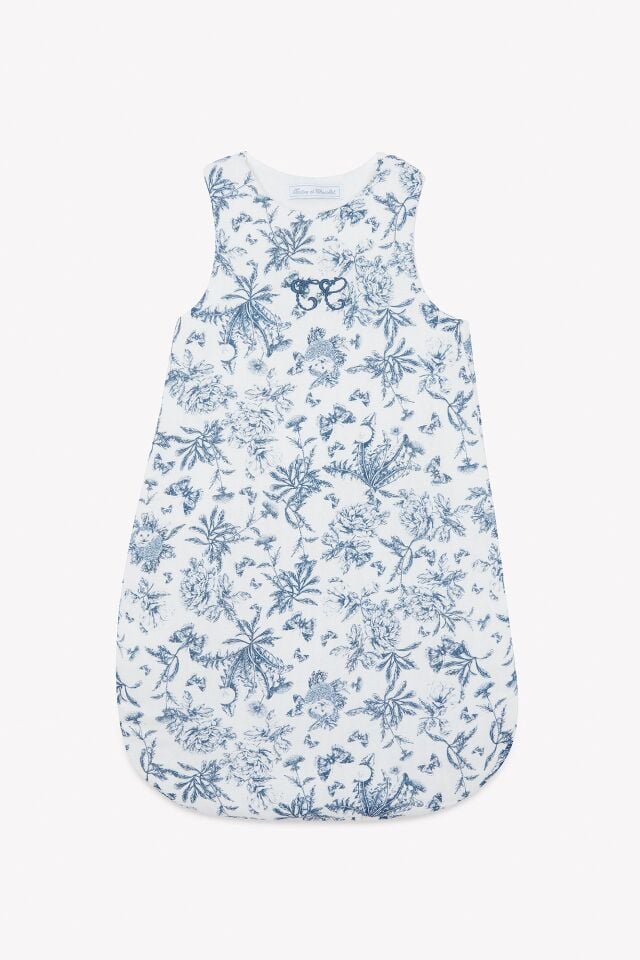 Uyku Tulumu T1 Toile de Jouy Marine - TU