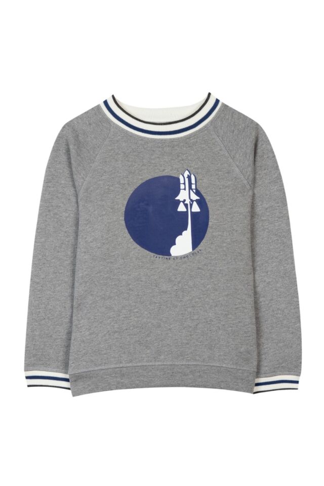 trafik lambalı SWEATSHIRT Açık gri - 10Y