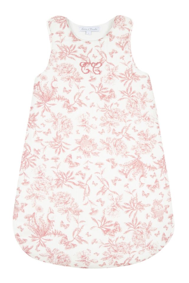 UYKU TULUMU T1 Toile de Jouy Rose thé - Pembe - Rose moyen - TU