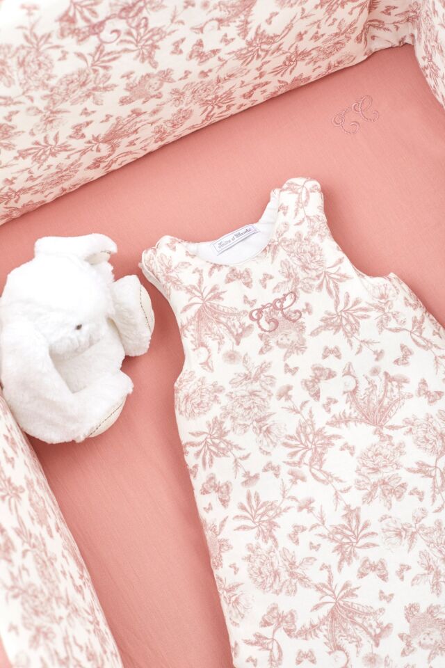 Uyku Tulumu T1 Toile de Jouy Rose thé - TU