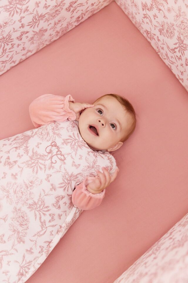 Uyku Tulumu T1 Toile de Jouy Rose thé - TU