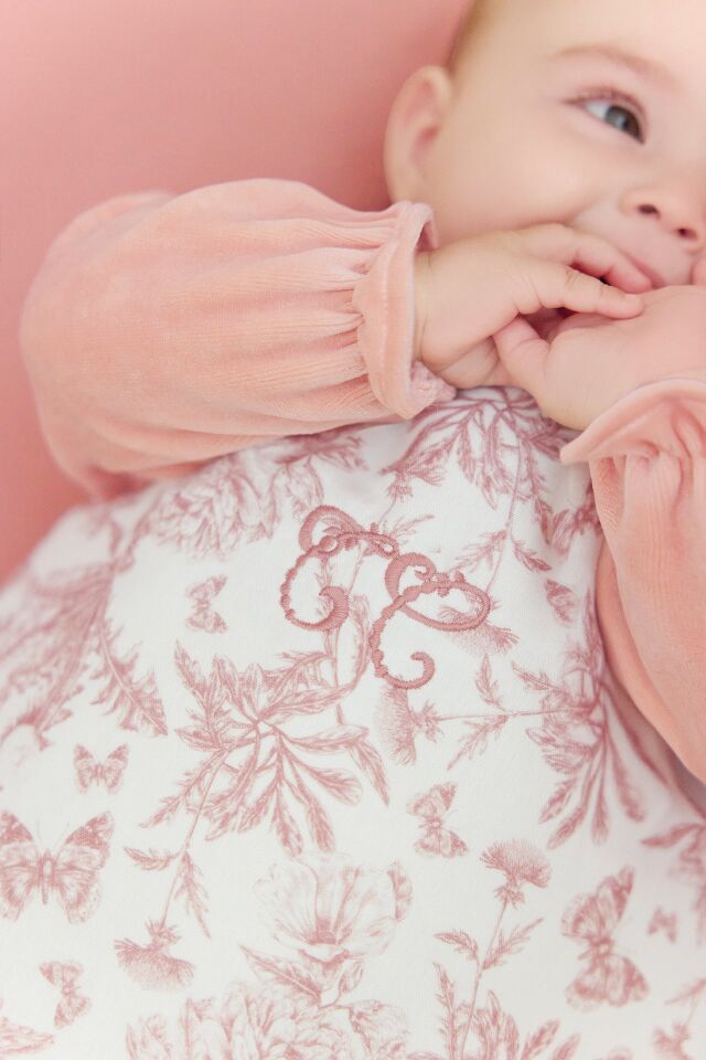 Uyku Tulumu T1 Toile de Jouy Rose thé - TU