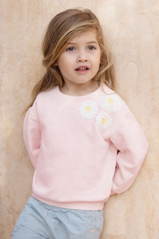 SWEATSHIRT Rose pâle - 18M