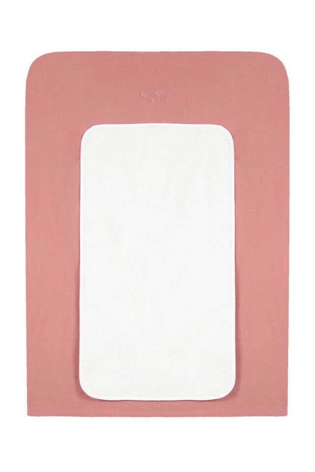 ALT DEĞİŞTİRME KILIFI Toile de Jouy Rose thé - Pembe - Rose moyen - TU