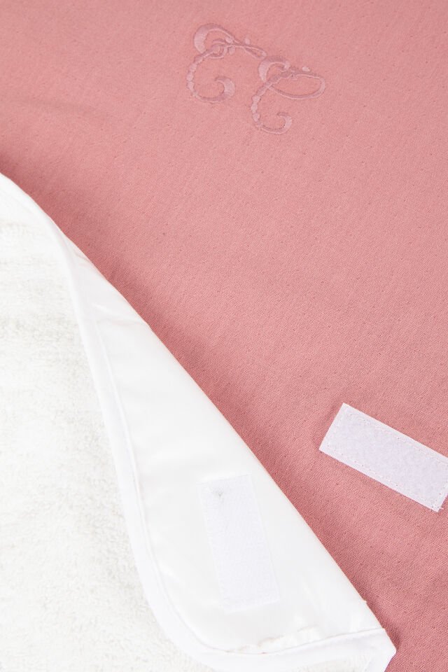ALT DEĞİŞTİRME KILIFI Toile de Jouy Rose thé - Pembe - Rose moyen - TU
