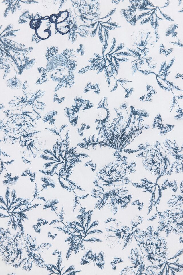 Ana Kucağı Toile de Jouy Marine - TU