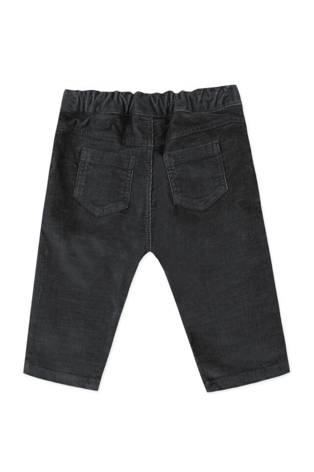 ince kadife PANTALON Koyu gri - 4Y