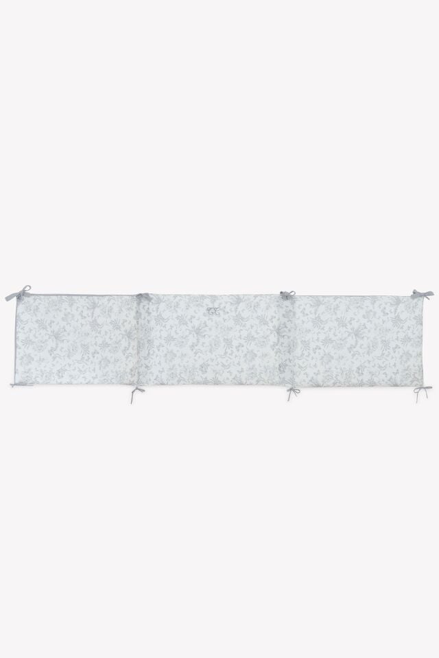 Yatak Çevresi Toile de Jouy Gris clair rayé - TU