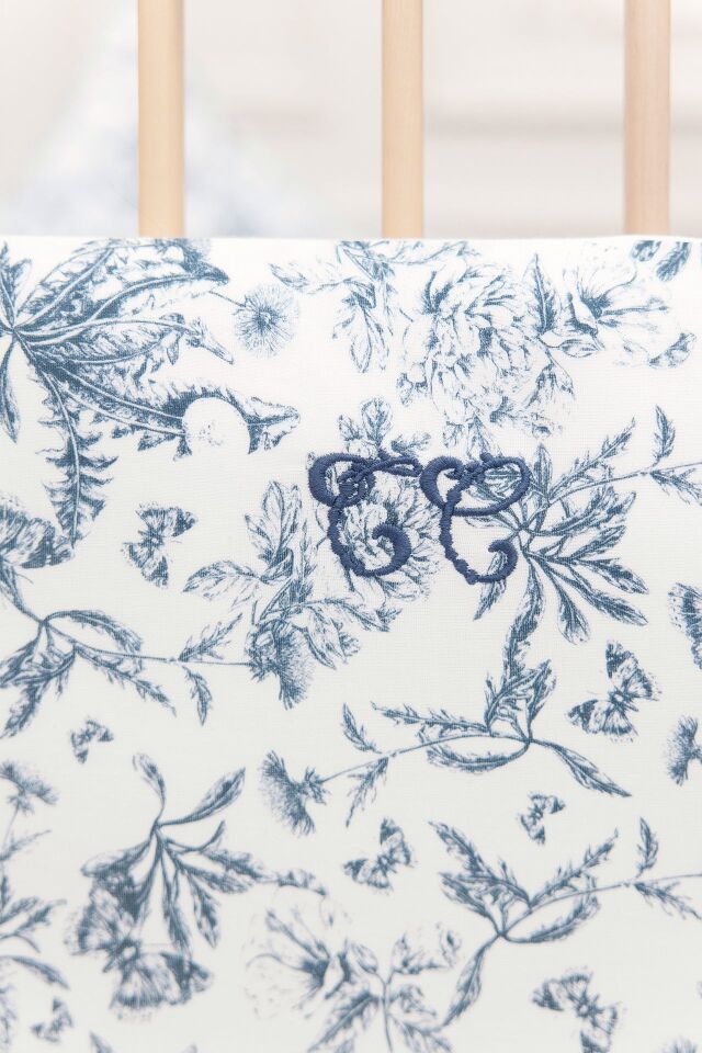 Yatak Çevresi Toile de Jouy Marine - TU