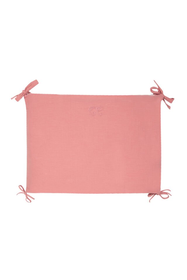 YATAK ÇEVRESİ Toile de Jouy Rose thé - Pembe - Rose moyen - TU